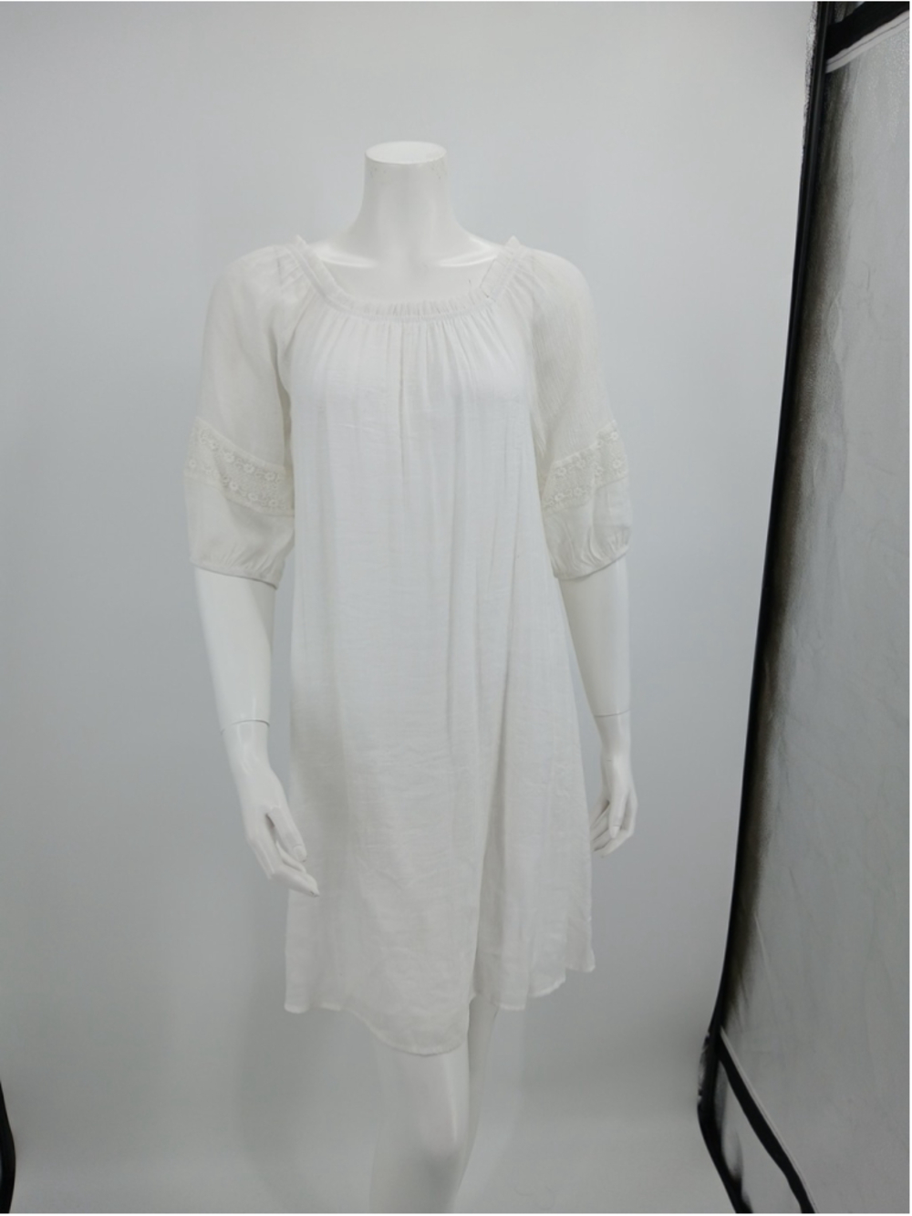 Womens Naif White Dress Size S Baptism Spring Peasant Boho